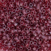 Miyuki Delica 11/0 DB0924 - Crystal Sparkling Cranberry Lined x8g
