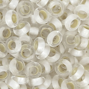 Rocaille Toho Demi Round 8/0 TO8RDR0021F - PF Crystal Silver Lined Fr x5g