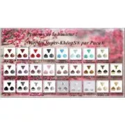 Perles en verre Super-Khéops® par Puca® 6 mm Chalkwhite Ceramic Look x10g