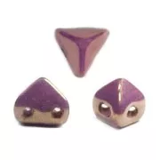 Perles en verre Super-Khéops® par Puca® 6 mm Opaque Lilas Ceramic Look x10g