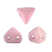 Perles en verre Super-Khéops® par Puca® 6mm Op Light Rose Ceramic Look x10g|raw }}