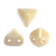 Perles en verre Super-Khéops® par Puca® 6 mm Opaque Beige Ceramic Look x10g|raw }}