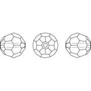 Perle ronde  PureCrystal 5000 10 mm Jet