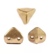 Perles en verre Super-Khéops® par Puca® 6 mm Gold Mat x10g