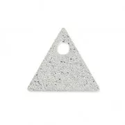 Sequins en métal diamanté triangle 8 mm Argenté x8