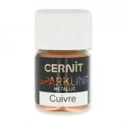 Poudre de mica pour la pâte polymère Cernit Sparkling Metallic Cuivre 057 x3g