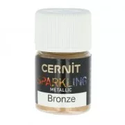 Poudre de mica pour la pâte polymère Cernit Sparkling Metallic Bronze 058 x3g
