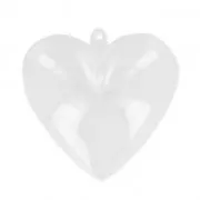 5 boules séparables en plastique spécial contact alimentaire 60 mm Coeur