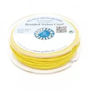Fil de jade / Fil nylon tressé européen Griffin 1.5 mm Yellow x20m