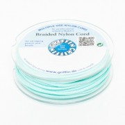 Fil de jade / Fil nylon tressé européen Griffin 1.5 mm - Turquoise x20m