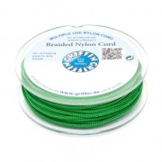 Fil de jade / Fil nylon tressé européen Griffin 1.5 mm Green x20m