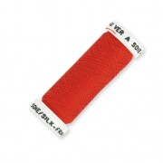 Fil à broder pour broderie perlée de Lunéville Soie surfine Rouge (650) x100m