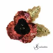 Fil à broder pour broderie perlée de Lunéville Soie surfine Rose Clair (131) x100m