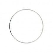 Anneau de montage et tissage rond 40 mm - Rhodié x1|raw }}