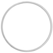 Anneau de montage et tissage rond 25 mm - Argenté x1|raw }}