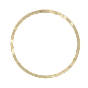 Anneau de montage et tissage rond travaillé 14 mm - Laiton brut x1|raw }}