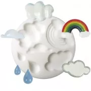 Mini moule silicone pour pâte polymère et pâte de métal Nuage