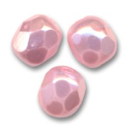 Facettes 6 mm Rose Pearl x25