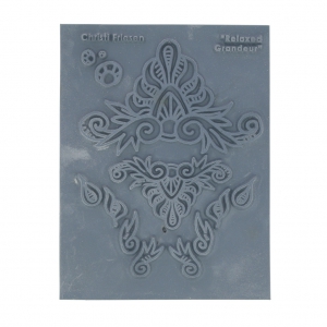 Christi Friesen - Plaque de texture pour pâte polymère - Relaxed grandeur