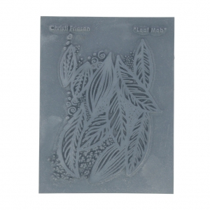 Christi Friesen - Plaque de texture pour pâte polymère - Leaf mob