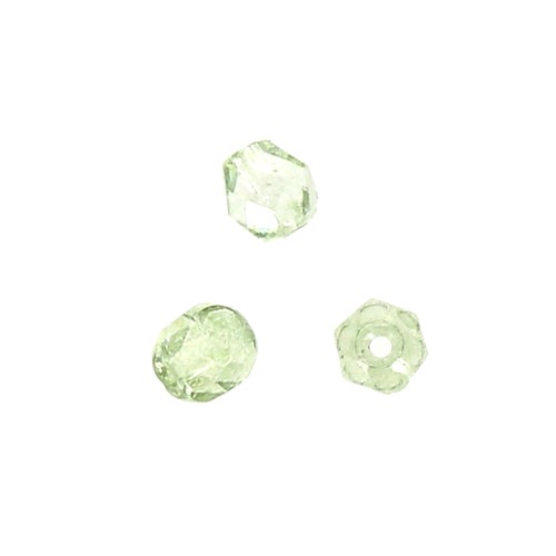 Facettes 4 mm Crystal Mint Luster x50