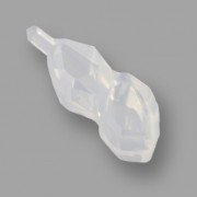 Moule silicone pour réaliser 2 pendentifs en résine 23.7x13.8x11.8mm Gemme