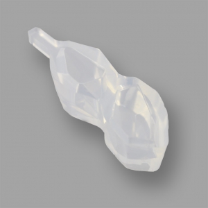 Moule silicone pour réaliser 2 pendentifs en résine 23.7x13.8x11.8mm Gemme