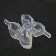 Moule silicone pour réaliser 2 pendentifs en résine 23.7x13.8x11.8mm Gemme