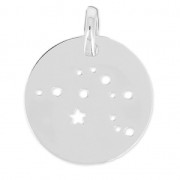 Pendentif constellation Verseau pour collier & bijoux DIY - 18 mm en Argent 925 x1|raw }}