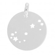 Pendentif constellation Scorpion pour collier & bijoux DIY - 18 mm Argent 925 x1|raw }}