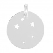 Pendentif constellation Balance pour collier et bijoux DIY- 18 mm en Argent 925 x1|raw }}