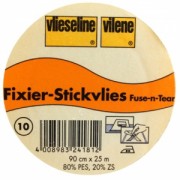 Vlieseline FixierStickvlies brod' thermocollant pour broderie 90cm Blanc x10cm