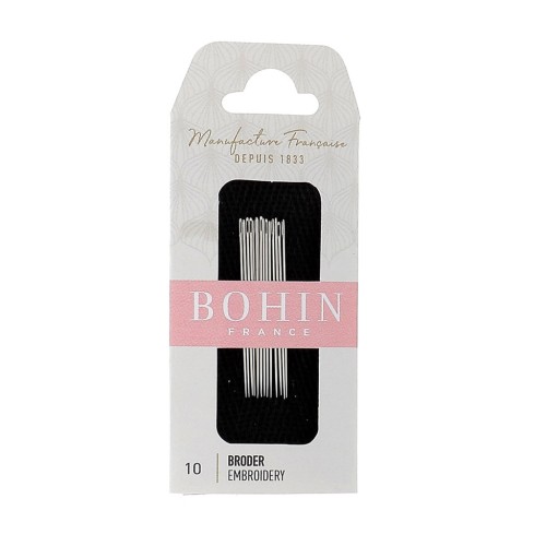 Aiguilles à broder Bohin n°10 x15