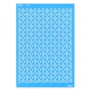 Silk Screen Moiko pour Pâte polymère 74x105 mm - Motif carreau de ciment 7.34