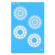 Silk Screen Moiko pour Pâte polymère 74x105 mm - Motif mandalas 2.04|raw }}