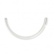 Demi bracelet à personnaliser avec crochet pour cordon 1mm Placage Argent fin vieilli