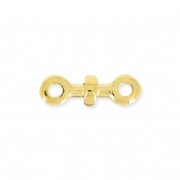 Composant avec une rondelle 12 mm pour des lacets de 1.5 mm Doré à l'or fin x1|raw }}