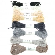 Fil à broder en soie pour broderie et couture - Soie d'Alger Gris clair (3441) x5m