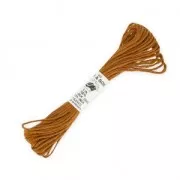 Fil à broder en soie pour broderie et couture - Soie d'Alger Marron (3826) x5m