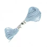 Fil à broder en soie pour broderie et couture - Soie d'Alger Gris Bleu (1712) x5m