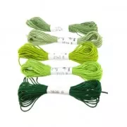 Fil à broder en soie pour broderie et couture - Soie d'Alger Peridot (2123) x5m