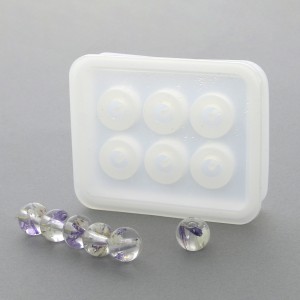 Moule silicone pour réaliser des perles rondes de 12 mm en résine
