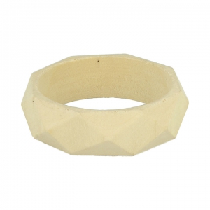 Bracelet losange en bois brut Medium à personnaliser et décorer x1