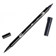 Feutre Tombow Dual Brush - Feutre pinceau double pointe Black ABT-N15
