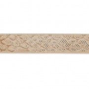 Ruban fantaisie en matière synthétique 5 mm effet reptile Sand Métallisé x1.2m|raw }}