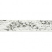 Ruban fantaisie en matière synthétique 5 mm effet reptile Blanc Métallisé x1.2m