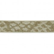 Ruban fantaisie en matière synthétique 5 mm effet reptile Mastic x1.2m|raw }}