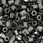 Rocaille Miyuki 11/0 Hex Cut 190 - Nickel Plated x5g