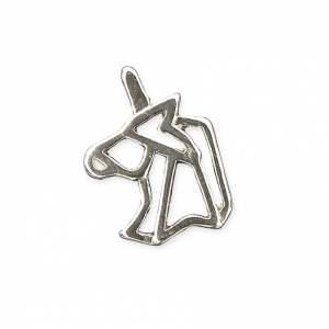 Intercalaire origami en métal It's Magic Made by Me 16 mm Licorne argenté