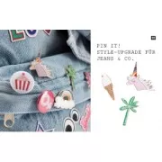 Pin's en métal et résine époxy Magical Summer 21mm Ooh La La